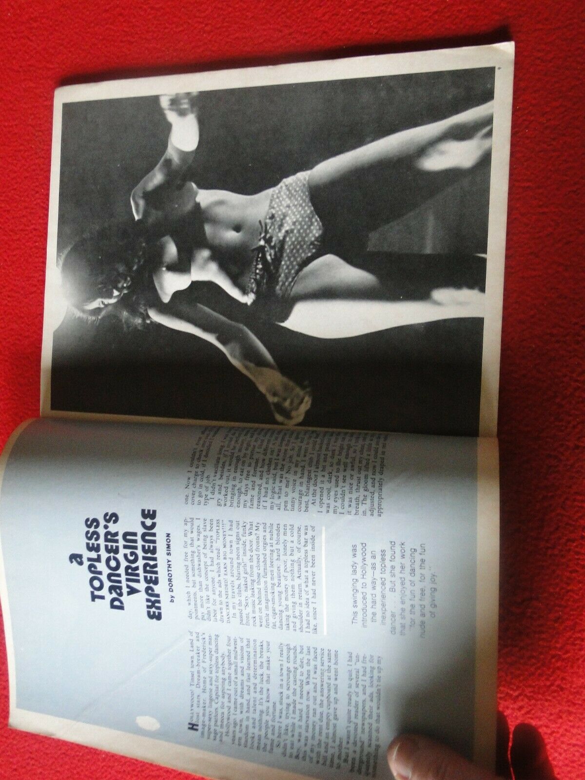 Vintage 18 Year Old + Erotic Sexy Adult Magazine Swingers World Jan Foto