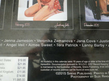 Load image into Gallery viewer, Vintage Large Semi-Nude Pinup Wall Calendar SEALED 12 x 12 2015 Suze Randall   B

