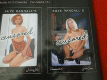 Load image into Gallery viewer, Vintage Large Semi-Nude Pinup Wall Calendar SEALED 12 x 12 2015 Suze Randall   B
