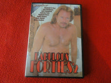 Load image into Gallery viewer, Vintage Adult All Male Gay Porn DVD XXX Fabulous Forties #2  Rob McKenna      ++
