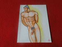 Load image into Gallery viewer, Vintage Original Art Drawing/Painting/Ink/Paint Gay Interest Nude Man Signed
