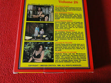 Load image into Gallery viewer, Vintage Adult XXX VHS Porn Tape Video 18 Y.O. + Swedish Erotica Vol. 26       CI
