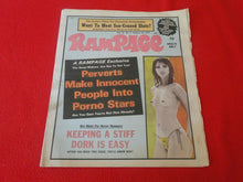 Load image into Gallery viewer, Vintage Classic Adult XXX Porn Newspaper/Magazine Rampage Jan. 1977
