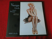 Load image into Gallery viewer, Vintage Large Semi-Nude Pinup Wall Calendar 1998 Varga Girls 1940&#39;s SEALED     E
