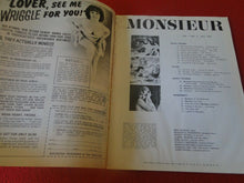 Load image into Gallery viewer, Vintage Nude Erotic Sexy Adult Magazine Monsieur July 1964                    EB

