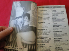 Load image into Gallery viewer, Vintage Nude Erotic Sexy Adult Men's Mini Magazine/Booklet Outrageous Secrets HH
