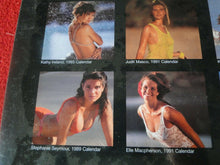 Load image into Gallery viewer, Vintage Semi-Nude Pinup Wall Calendar Best of Sports Illustrated Swimsuit 2000 P
