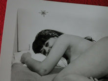 Load image into Gallery viewer, Vintage Original 50's 18 + Nude Woman Hairy Bush Silver Gelatin Pinup Photo   HB
