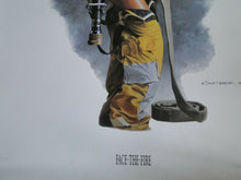 Load image into Gallery viewer, Dave Nestler Face The Fire Hot Erotic Sexy Fire Fighter Woman Art Signed Print
