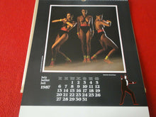 Load image into Gallery viewer, Vintage Large Semi-Nude Pinup Wall Calendar 1987 James Bond Girls 18 x 13.5    D
