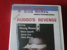 Load image into Gallery viewer, Vintage Adult Erotic Gay Interest VHS Tape BDSM Donny Russo&#39;s Revenge
