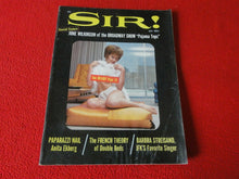 Load image into Gallery viewer, Vintage 18 Year Old + Sexy Erotic Adult Men&#39;s Magazine Sir! Oct. 1963          S
