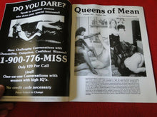 Load image into Gallery viewer, Vintage 18 Year Old + Erotic Adult Men's Magazine Queens Of Mean BDSM 1992    1J
