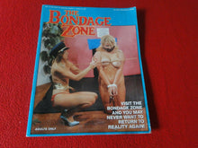 Load image into Gallery viewer, Vintage Nude Erotic Sexy Adult Men's Magazine BDSM The Bondage Zone           GA
