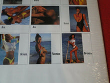 Load image into Gallery viewer, Vintage Large Semi-Nude Pinup Wall Calendar Sport Illustrated Swimsuit 1991    B
