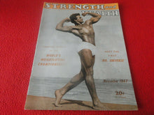 Load image into Gallery viewer, STRENGTH AND HEALTH Bodybuilding Muscle Magazine Gay Interest Nov. 1947      G43
