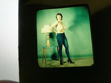 Load image into Gallery viewer, Nude 3D Realist Stereo View Slide Busty Vintage 1950's Pinup Linda West
