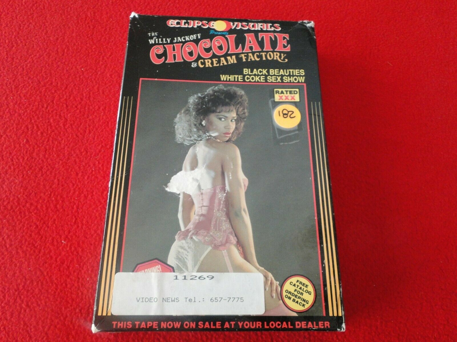 Www Xxx H D Foron - Vintage Adult XXX VHS Porn Tape Video 18 Y.O.+ Chocolate & Cream Facto â€“  Ephemera Galore