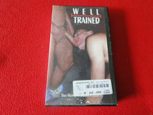 Load image into Gallery viewer, Vintage Adult Erotic Gay Interest VHS Tape Well Trained                        F
