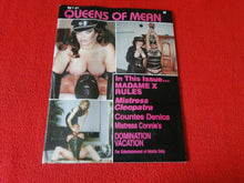 Load image into Gallery viewer, Vintage 18 Year Old + Erotic Adult Men's Magazine Queens Of Mean BDSM 1992    1J

