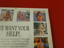 Load image into Gallery viewer, Vintage Semi-Nude Pinup Wall Calendar 1997 Swimsuit International SEALED       G
