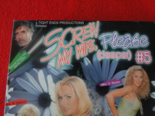 Load image into Gallery viewer, Vintage Adult Erotic XXX Porn VHS Tape Screw My Wife, Please (Deeper) #5      A1
