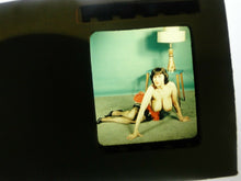 Load image into Gallery viewer, Nude 3D Realist Stereo View Slide Busty Vintage 1950's Pinup Linda West
