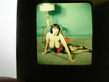 Load image into Gallery viewer, Nude 3D Realist Stereo View Slide Busty Vintage 1950's Pinup Linda West
