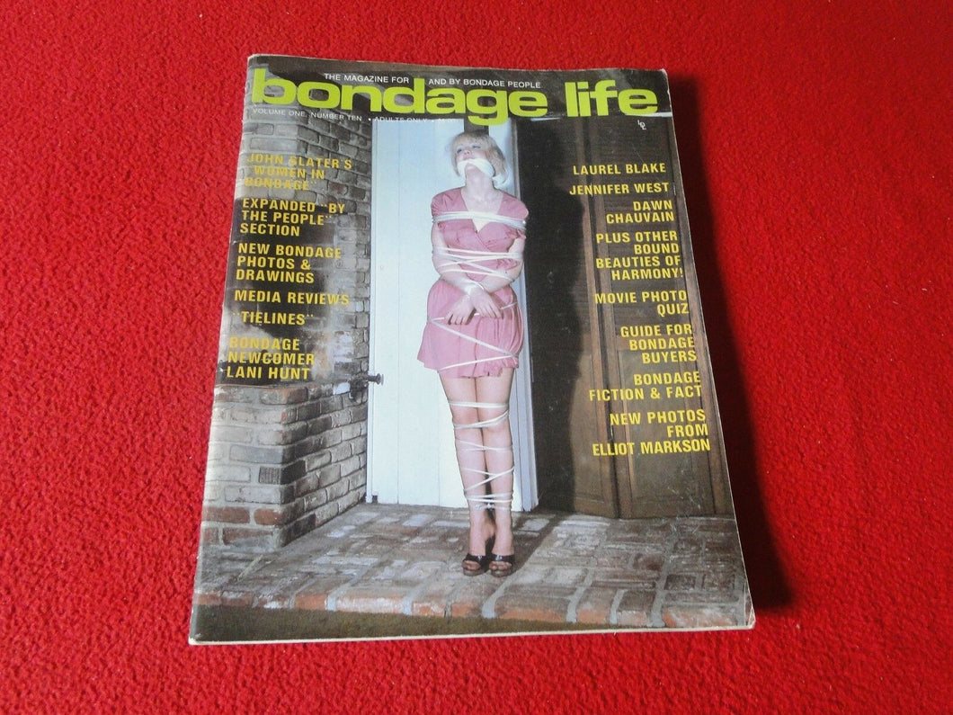 Vintage Nude Erotic Sexy Adult Men's Magazine BDSM Bondage Life               GA