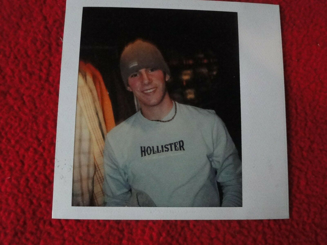 VINTAGE PHOTO POLAROID SEMI NUDE BEEFCAKE MODEL 18 YEAR OLD + SNAPSHOT GAY A29