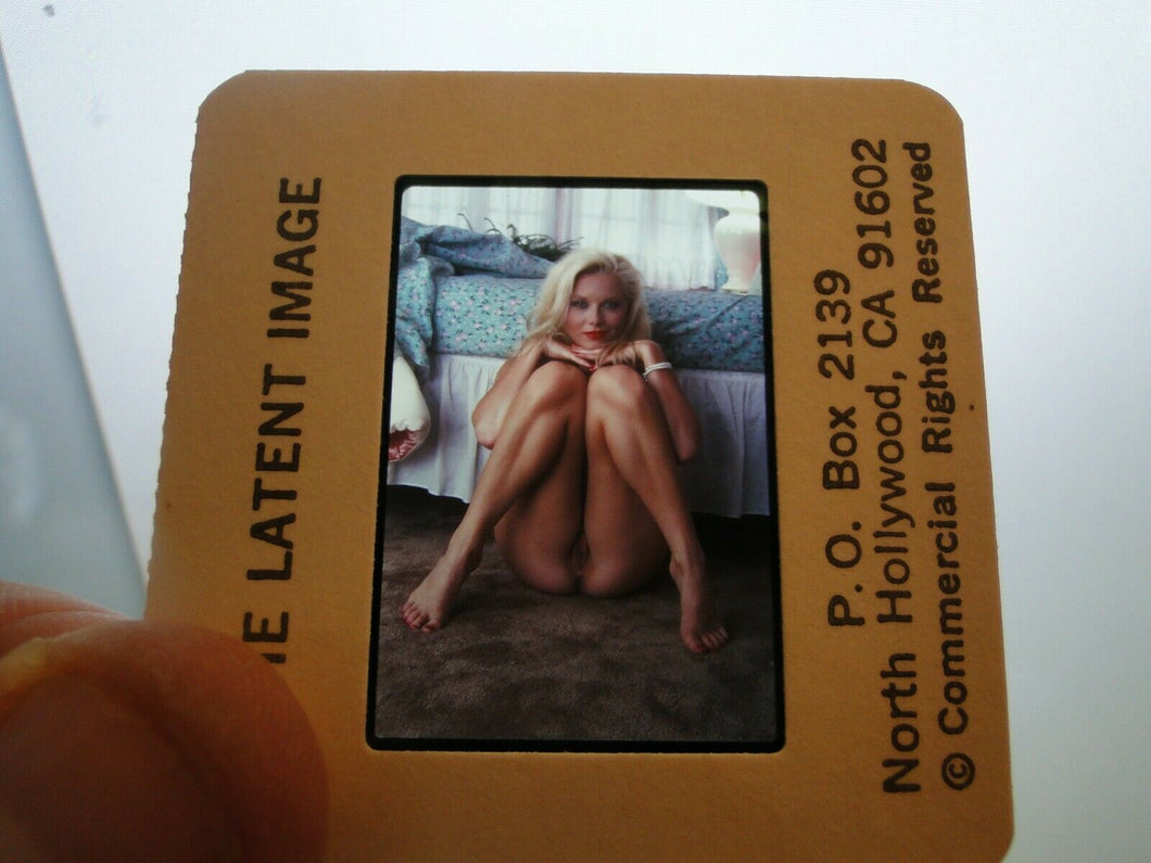 Busty Erotic Sexy NUDE Woman/Model Vintage 35mm LATENT IMAGE SLIDE          C1L