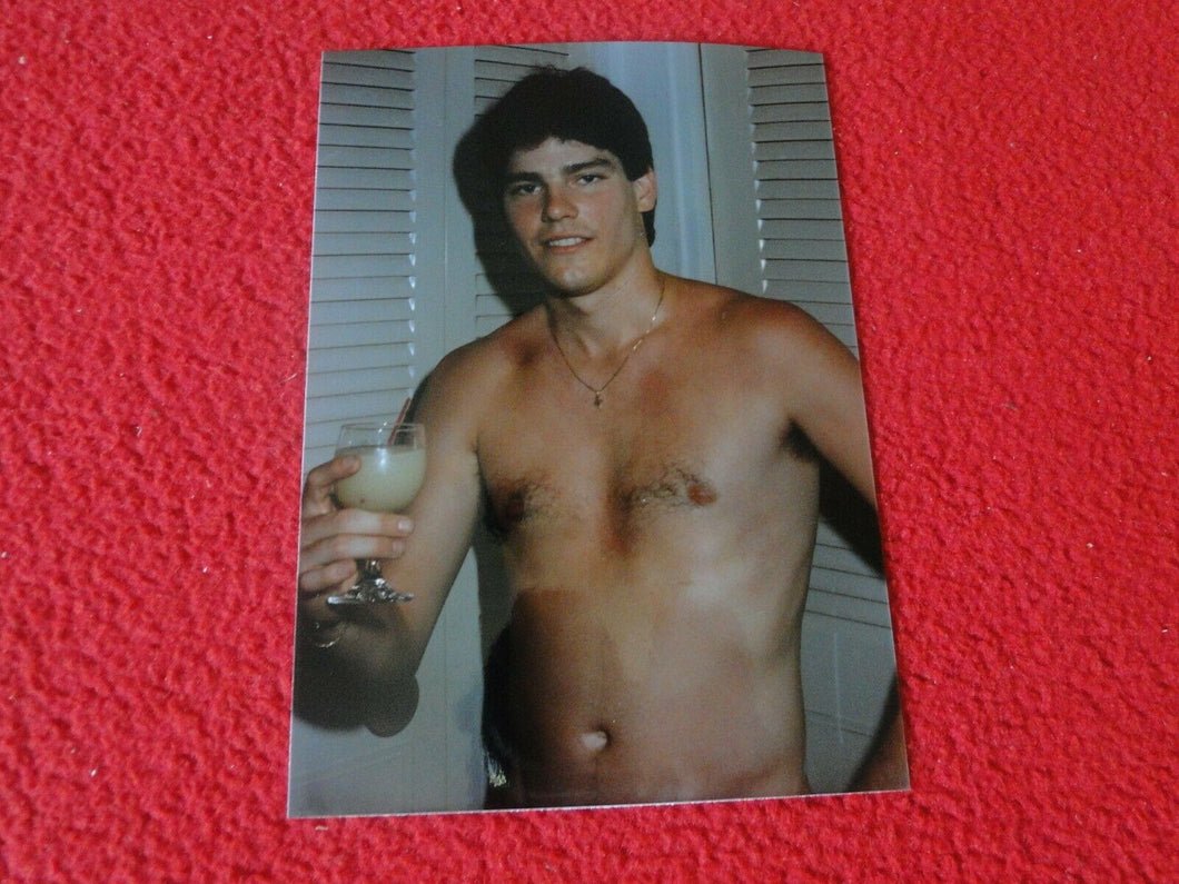 Vintage 18 Year Old + Gay Interest Chippendale Nude Hot Semi Nude Male Photo A61