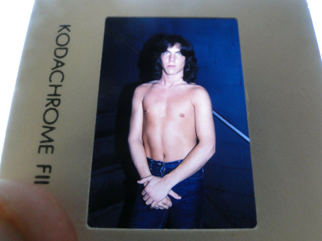 VINTAGE 35MM SLIDE MALE GAY INTEREST BEEFCAKE MUSCLE SEMI NUDE HOT BUFF JD#