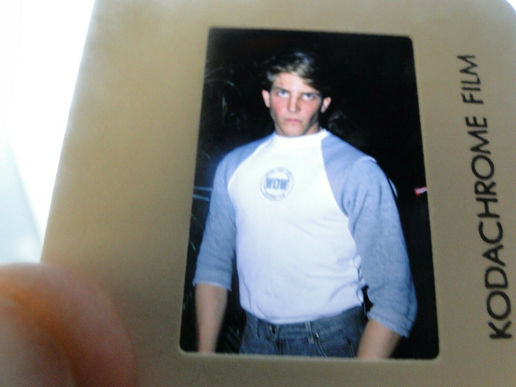 VINTAGE 35MM SLIDE MALE GAY INTEREST BEEFCAKE MUSCLE SEMI NUDE HOT BUFF EL*