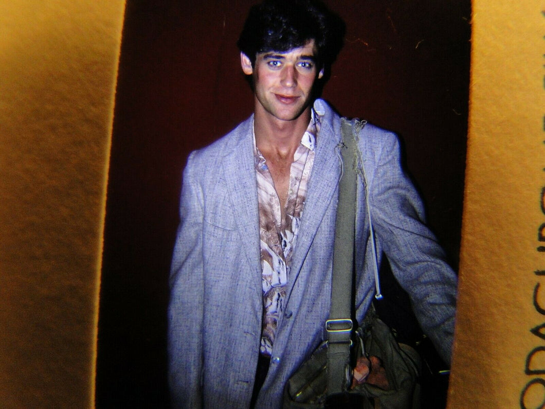 VINTAGE 35MM SLIDE MALE GAY INTEREST BEEFCAKE MUSCLE SEMI NUDE HOT BUFF EQ&