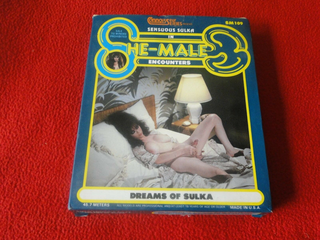 Vintage 8MM Adult Pornographic Smoker Stag Film She-Male Encounters Sulka      H