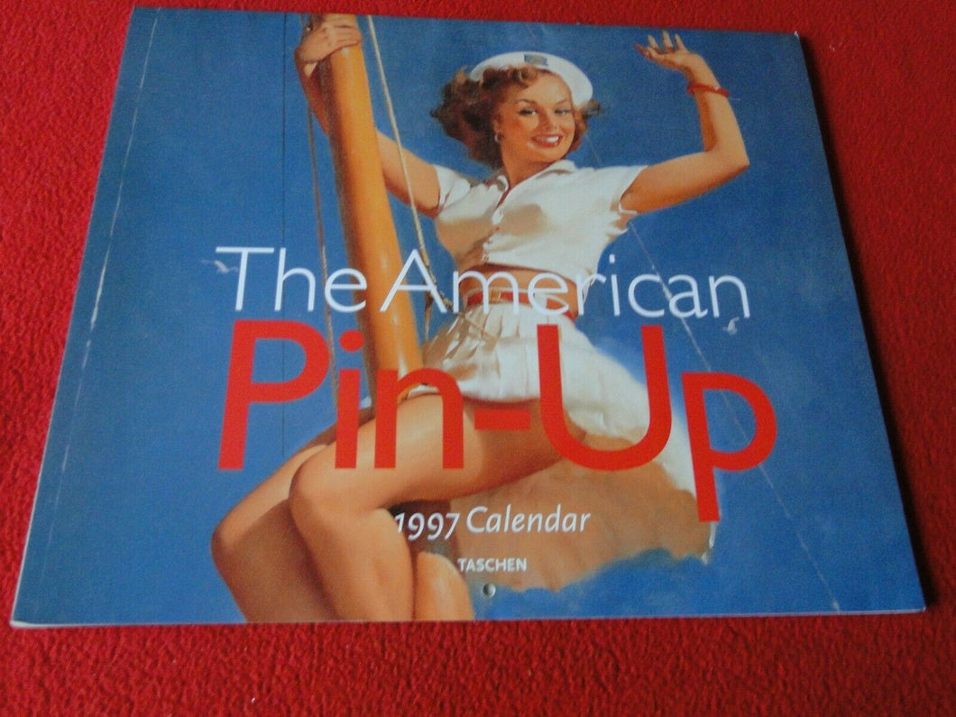 Vintage Large Semi-Nude Pinup Wall Calendar 1997 American Pin-Up Taschen       C