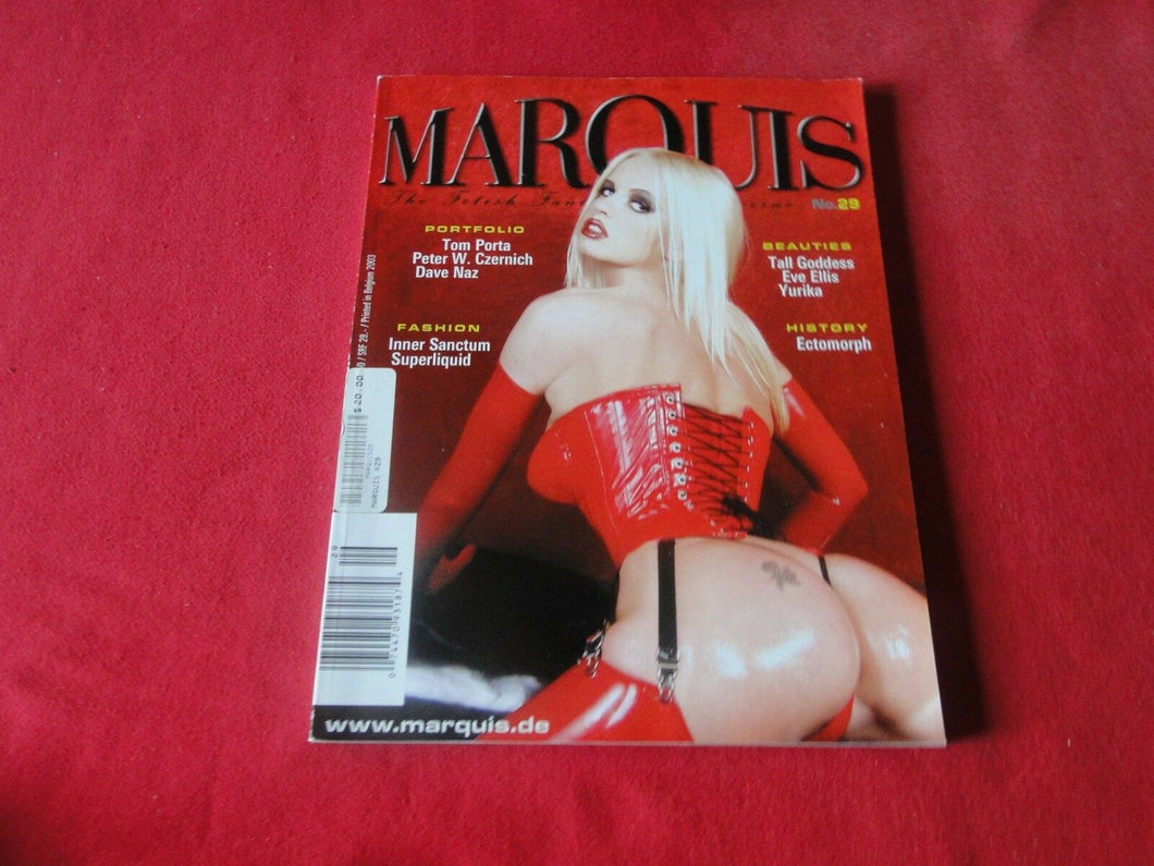 Vintage Nude Erotic Sexy Adult Magazine Fetish Marquis No. 29                 87
