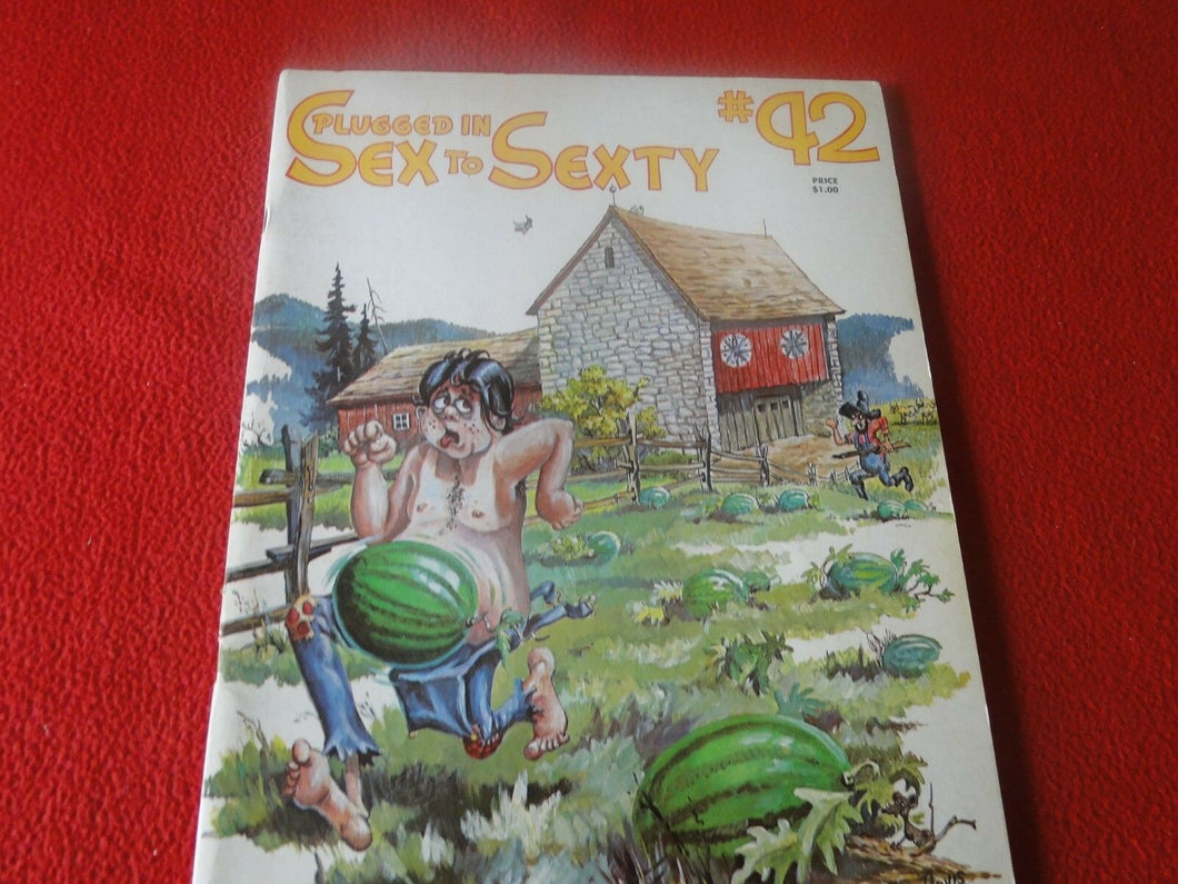 Vintage Nude Erotic Sexy Adult Magazine Plugged in Sex to Sexty No. 42       JJ