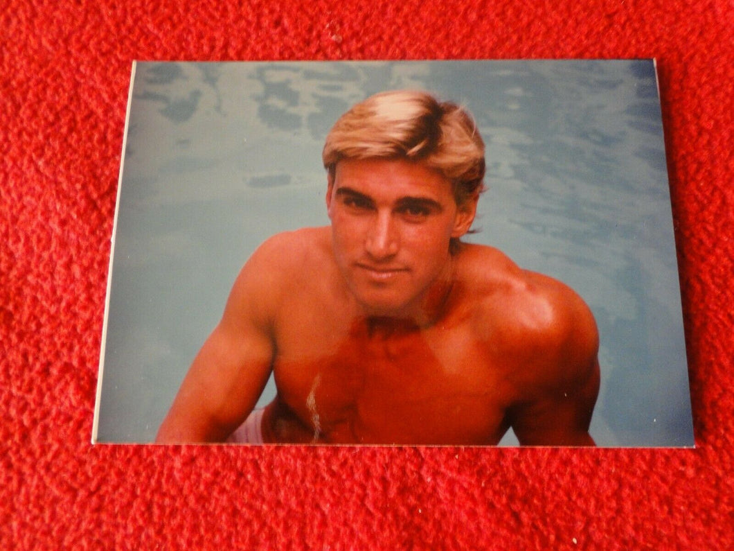 Vintage 18 Year Old + Gay Interest Chippendale Nude Hot Semi Nude Male Photo B38