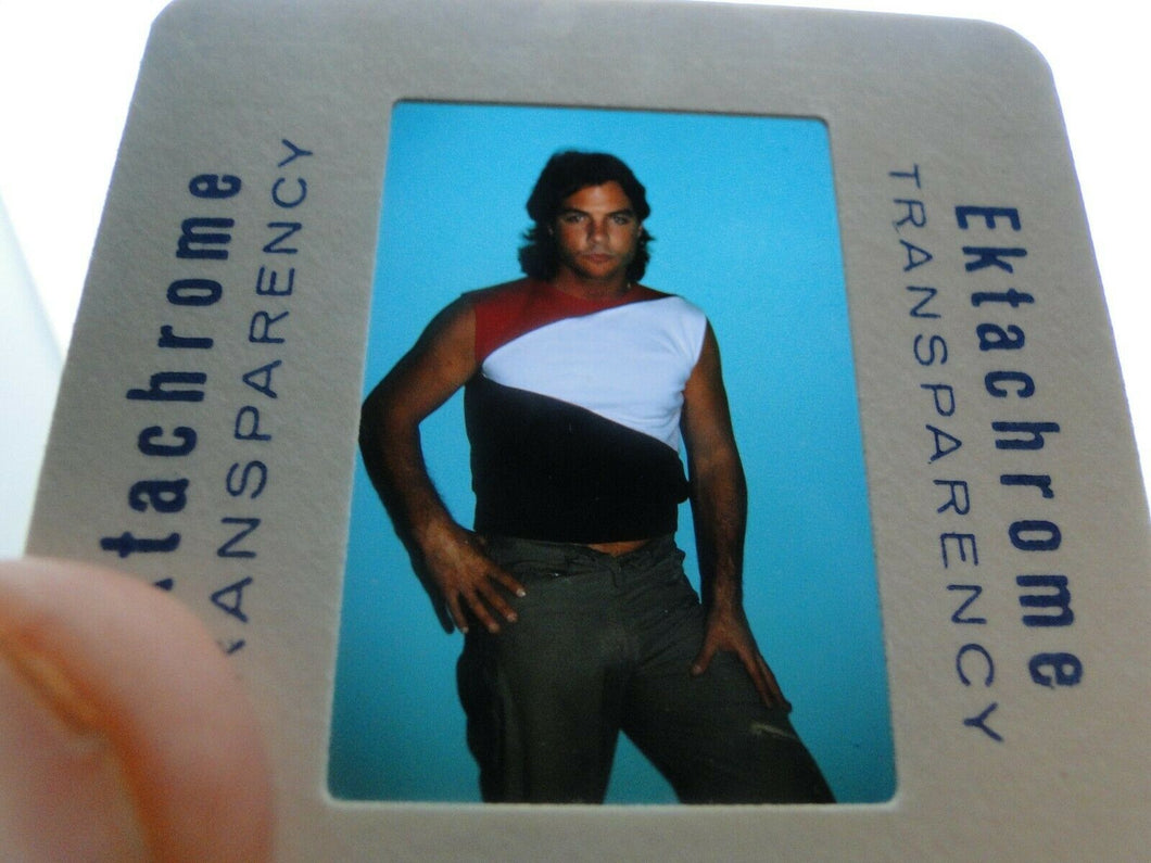 VINTAGE 35MM SLIDE MALE GAY INTEREST BEEFCAKE MUSCLE SEMI NUDE HOT BUFF CG19