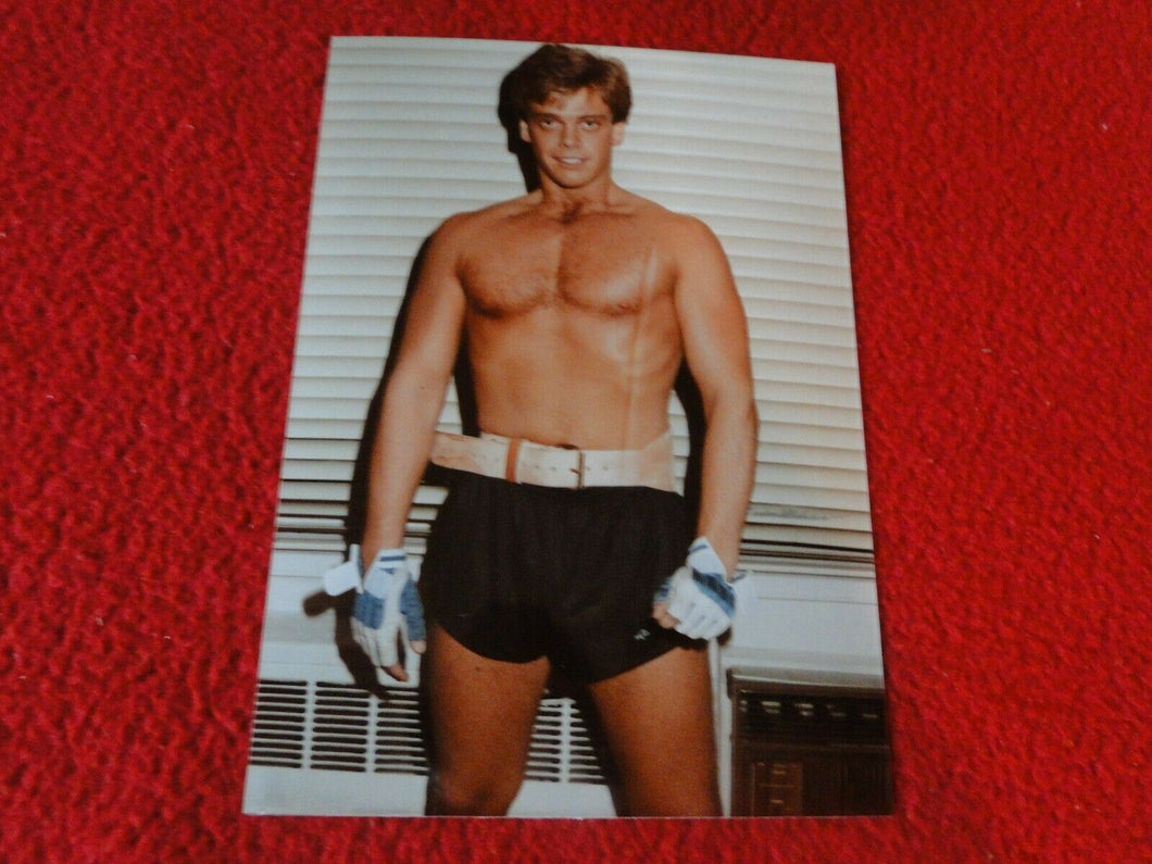 Vintage 18 Year Old + Gay Interest Hot Erotic Sexy Semi Nude Male Photo      B54