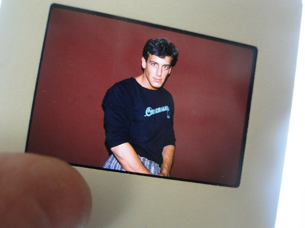 VINTAGE 35MM SLIDE MALE GAY INTEREST BEEFCAKE MUSCLE SEMI NUDE HOT BUFF G8