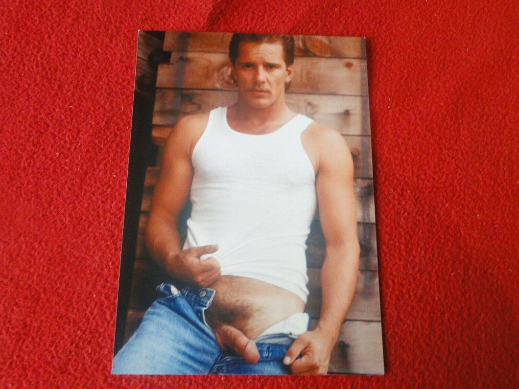 Vintage 18 Year Old + Gay Interest Nude Erotic Sexy Hot Hung Male Photo     D40k