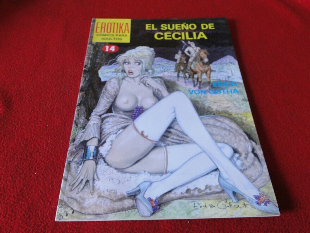 Vintage 18 Y.O. + Erotic Sexy Men's Book/Graphic Novel El Sueno De Cecilia   G54