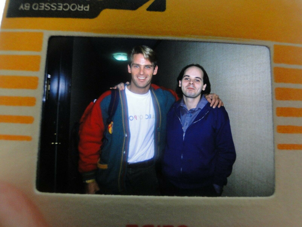 VINTAGE 35MM SLIDE MALE 18 Y.O. + GAY INTEREST BEEFCAKE MUSCLE SEMI NUDE    B16O