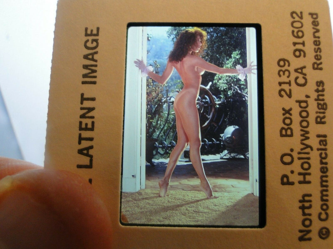 Busty Erotic Sexy NUDE Woman/Model Vintage 35mm LATENT IMAGE SLIDE          B7M