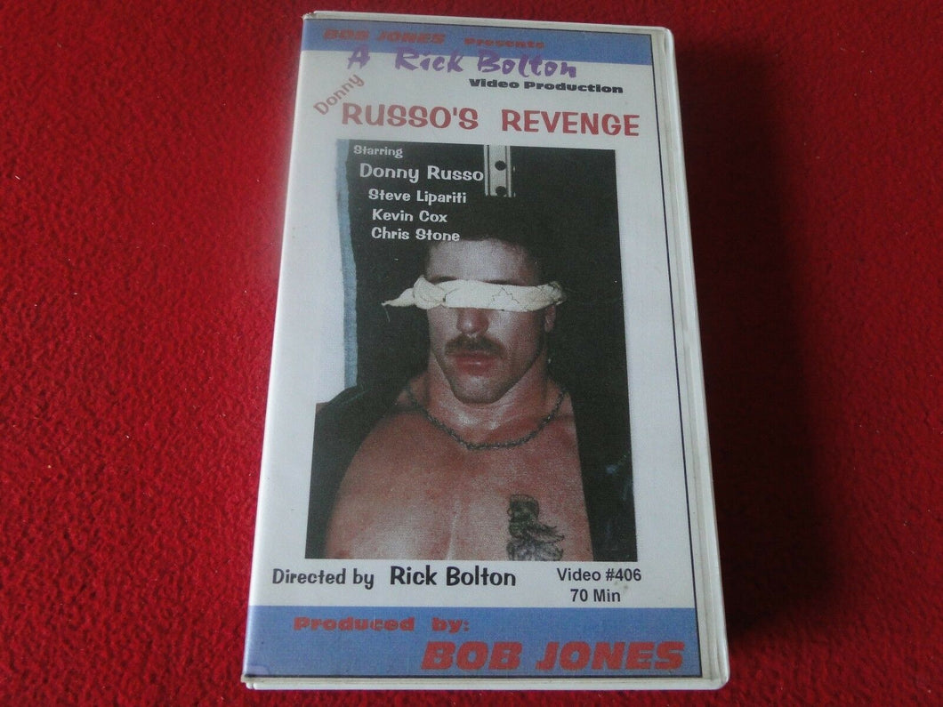 Vintage Adult Erotic Gay Interest VHS Tape BDSM Donny Russo's Revenge