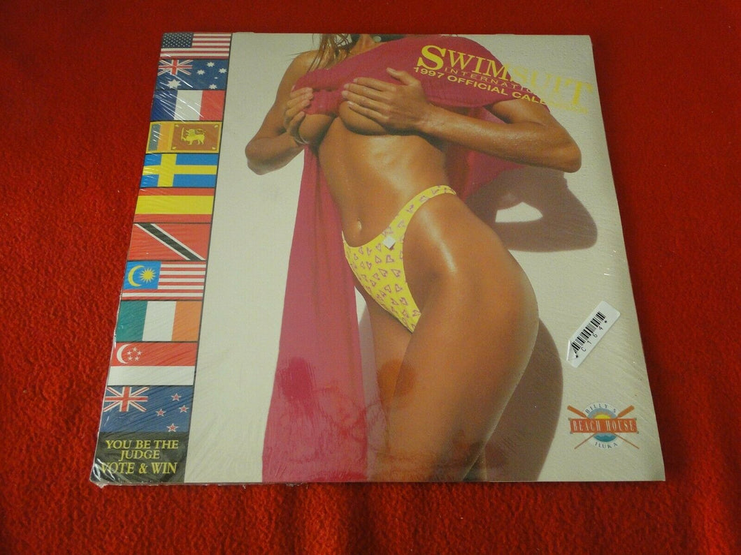 Vintage Semi-Nude Pinup Wall Calendar 1997 Swimsuit International SEALED       G