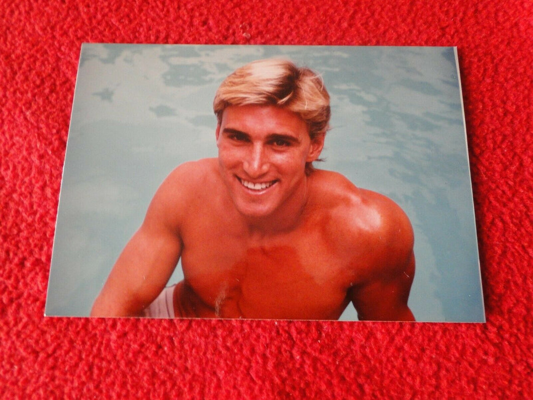 Vintage 18 Year Old + Gay Interest Chippendale Nude Hot Semi Nude Male Photo B38